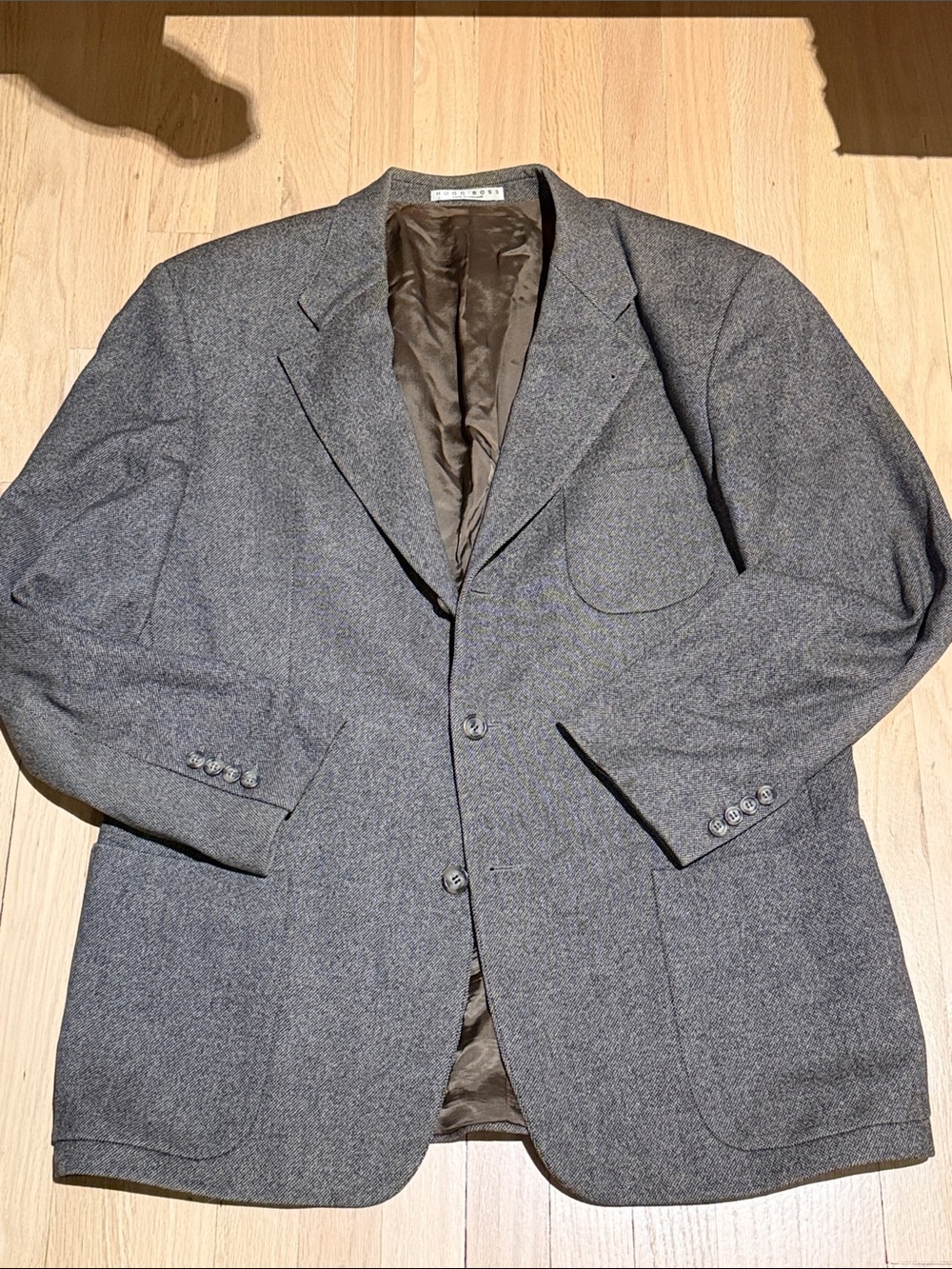 Hugo boss made in Germany Men's Grey Wool Blend Blazer 44R